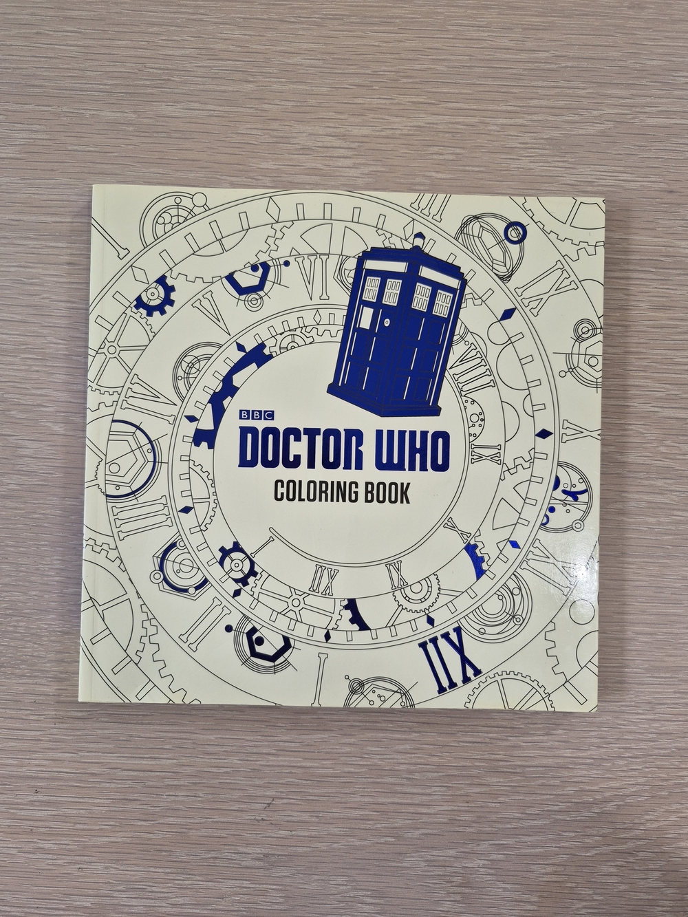 Doctor Who TARDIS Coloring Book - - Cream & Blue